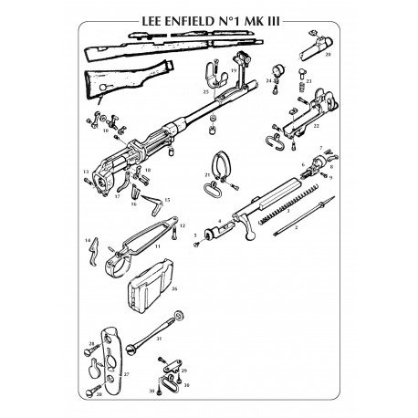 Eclaté Lee Enfield N°1 MK 3